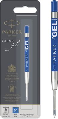 Parker QUINK Nachfüllmine für Geltinte | mittlere Schreibspitze (0,7 mm) | blau | ...