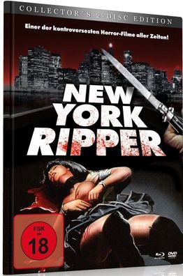 New York Ripper (LE] Mediabook (Blu-Ray & DVD] Neuware