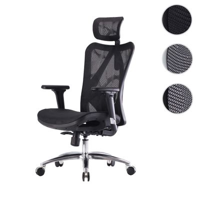 Bürostuhl HWC-J87, Schreibtischstuhl, ergonomisch verstellbare Armlehne