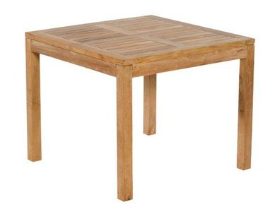 Tisch Wellington 90x90 cm aus Teakholz