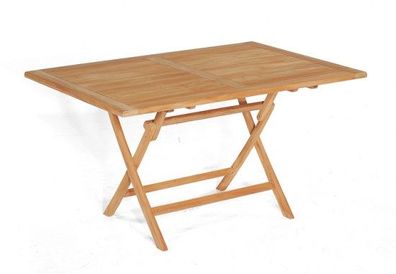 Tisch Perth 140x95 cm aus Teakholz