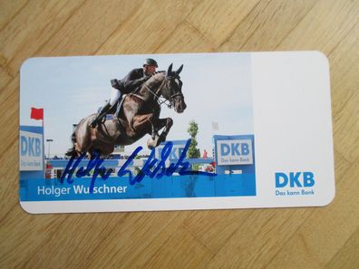 Springreiter Holger Wulschner - handsigniertes Autogramm!!