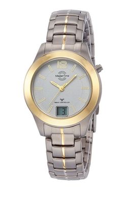 MasterTime Damen-Funkuhr Expert Titan bicolor - MTLT-10354-42M