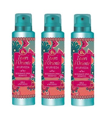 TESORI D´Oriente Ayurveda 3 x 150ml Deodorant Spray