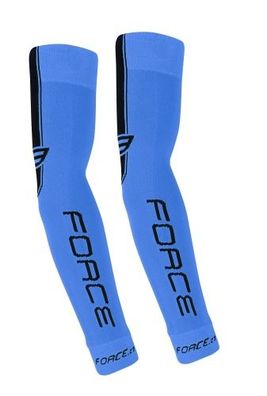 arm warmers FORCE knitted. blue L - XL