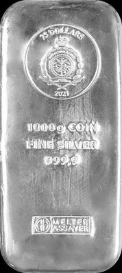 1 Kilogramm Silber Argor Heraeus Niue Münzbarren