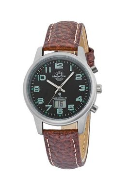 Master Time Herren-Funkuhr Basic - MTLA-10762-22L