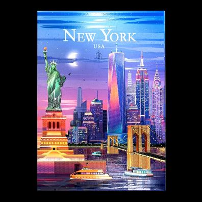 Displate Limited Edition - New York Skyline Limited 700 Stück Weltweit !