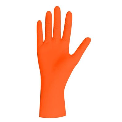 1000 Unigloves Orange Pearl Nitrilhandschuhe - orange - puderfrei - Gr. XS - XL - ...
