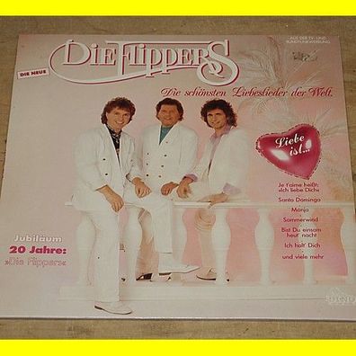 LP - Die Flippers - Die schönsten Liebeslieder der Welt - Dino Music 2001 von 1989