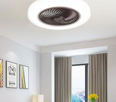 Deckenventilator mit Lichtern Fernbedienung Schlafzimmer Dekor Ventilator Lampe