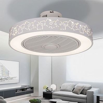 Eisen Deckenventilator Licht, LED-Beleuchtung dimmbare Schlafzimmer Ventilator Lampe