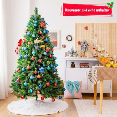 150/180cm Künstlicher Weihnachtsbaum, Tannenbaum mit Metallständer, Christbaum