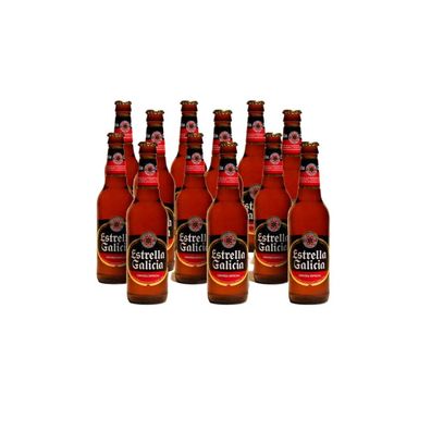 Estrella Galicia Spanisches Bier 12 x 33cl