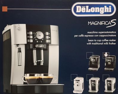 DeLonghi Magnifica S ECAM 21.110.B Kaffeevollautomat, Schwarz