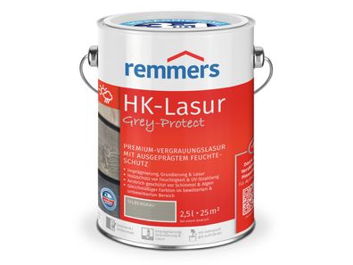 Remmers HK Lasur Grey Protect Holzschutzlasur Holzlasur Premium 0,75l 2,5l 5,0l