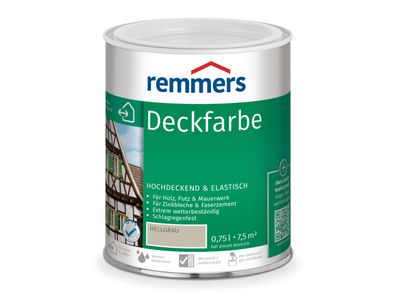 Remmers Deckfarbe Holzfarbe Wetterschutzfarbe Farbe Außen&Innen 0,75l 2,5l 5,0l
