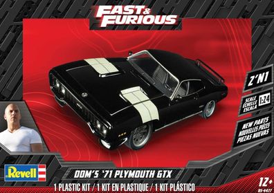 Revell 14477 - Fast & Furious - Dom´s 71 Plymouth GTX. 1:24