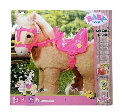 Zapf Creation 831168 BABY born My Cute Horse - Eletronisches Plüschpferd * A*