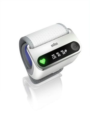 BRAUN HC Blutdruckmessgerät f. Handgelenk Blueth. App LCD weiß BPW4500WE