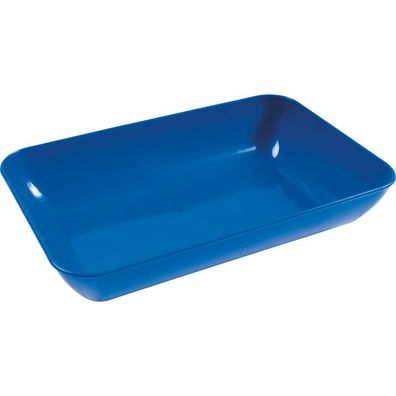 Material/ Bastelschale blau aus Kunststoff 23 x 15 x 4 cm