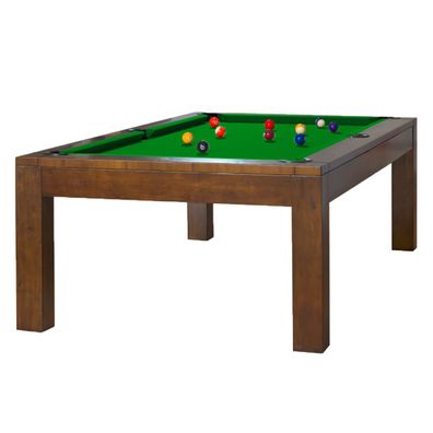 Billiard-Royal Billard-, Esstisch Olivia Walnut 8ft. Simonis 860 Electric Blue