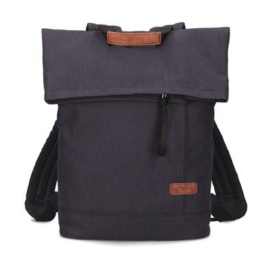 ZWEI Taschen Rucksack BE200-z Nylon-Kunstleder