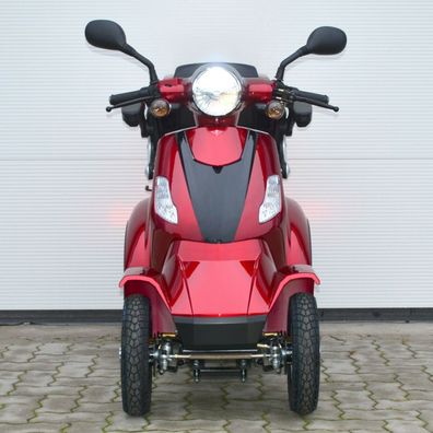 Elektro 4 Rad- Elektro Mobil -E-Roller Mobilitätshilfe FSO 4 BL in Rot