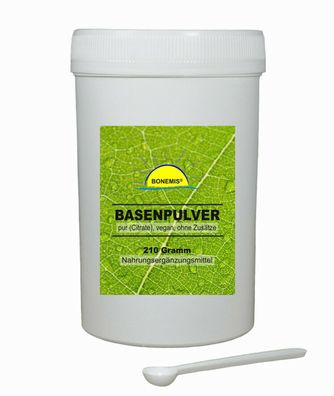 Basenpulver Premium, ohne Zusätze, 100 Portionen, vegan, Bonemis®