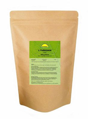 L-Threonin (Aminosäure), veganes Pulver, 500 g Beutel, Bonemis®