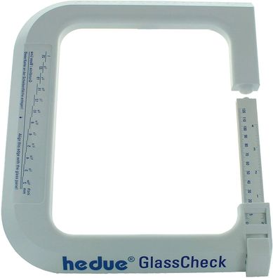 Hedü GlassCheck S311 optischer Glasdickenmesser Glasmessgerät