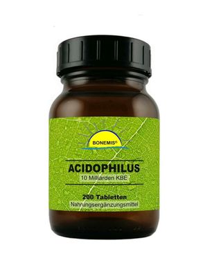Acidophilus (10 Milliarden KBE), 200 vegane Tabletten, Bonemis®