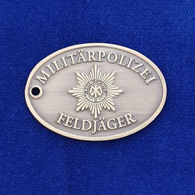 Feldjäger Miniaturmarke Metall-Schlüsselanhänger