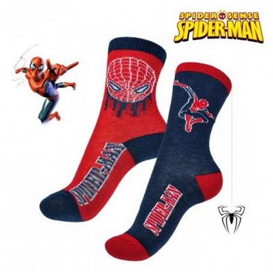 Doppel-Pack Kinder Socken Strümpfe 2er Spiderman Gr. 23-38