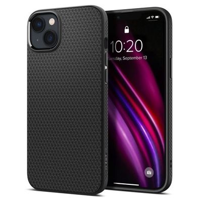 Spigen Liquid Air Back Case Schutzhülle für iPhone 14 6,1" Schwarz matt