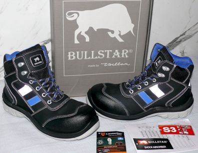Bullstar 2681 Sicherheits Arbeits Schuhe EVO S3 EVA Fußbett SRC-Norm Reflex BLK