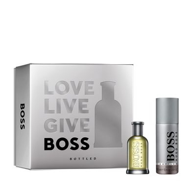 HUGO BOSS Bottled Man Set EDT Spray 50 ml + Deodorant Spray 150ml Geschenk Box