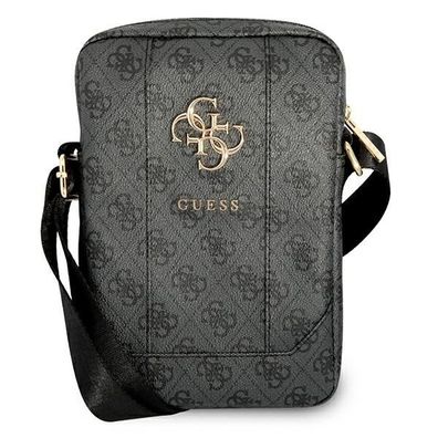 Guess 4G Bag Luxus Handtasche Schultertasche Tasche für Tablet bis 10“ schwarz