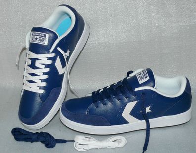 Converse 161612C STAR COURT OX Suede & Leder Schuhe Sneaker Boots 42 Navy White