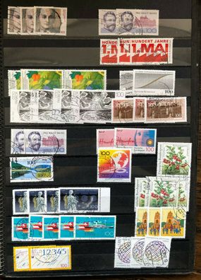 BRD Briefmarkenalbum - Sammlung für Einsteiger - Dupletten - ab ca 1992