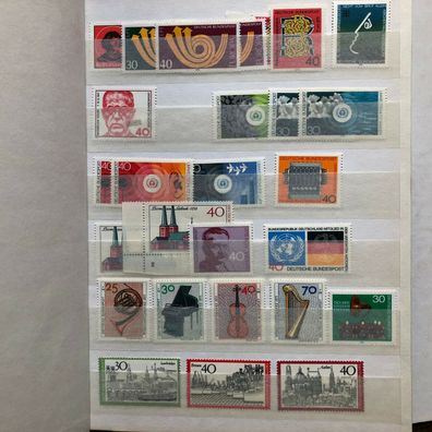 BRD Briefmarkenalbum Postfrisch - Sammlung für Einsteiger - - ab ca 1973
