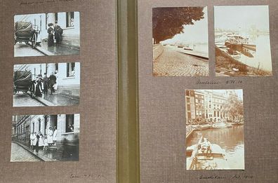 Fotoalbum mit 210 Fotos - Reisen um 1910 - sehr viele interessante Motive