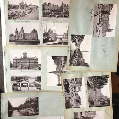 Amsterdam - 14 original Fotoaufnahmen um 1900 - siehe 12 Galeriebilder