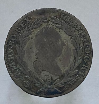 Österreich 1789 - 10 Kreuzer - GERM. HV. BO. REX - Präg4estätte B