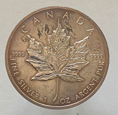 Canada 5 Dollars 1988 Royal Canadian - Elizabeth II - Feingehalt: 999.9 - ss