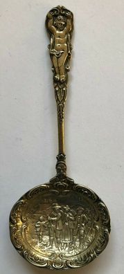Löffel Niederländisch - Silber - sehr feine Juweliersarbeit - um 1800