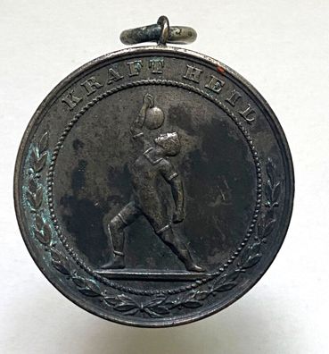Medaille - Gewichtheben - Kraftsportverein Stuttgart 1895 - VI. Preis 1920