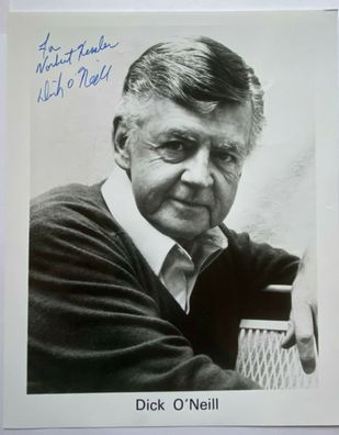 Dick O Neill - Film - original Autogramm - Großfoto 25 x 20 cm