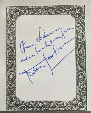 Henri Salvador - Musiker / Film - original Autograph - Größe 15 x 10 cm