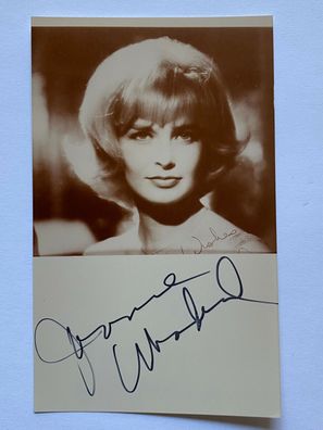 Joanne Woodward - Film - original Autogramm - Größe 14 x 9 cm
